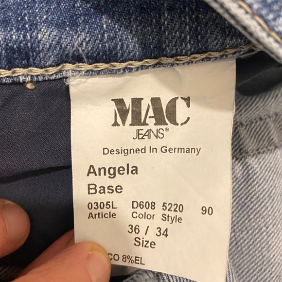MAC ‘Angela’ straight fit jeans. *Sz xs/s * - Picture 7 of 16